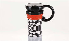 Load image into Gallery viewer, Giftcraft ULU Ceramic Travel Mug, Choice of Rim Color