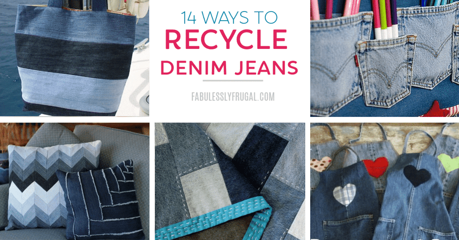 Jeans can be repaired, handed down, and worn again and again, but there comes a point when it is just time to do something more! If you’re wondering what to do with old jeans, you’ve come to the right place.