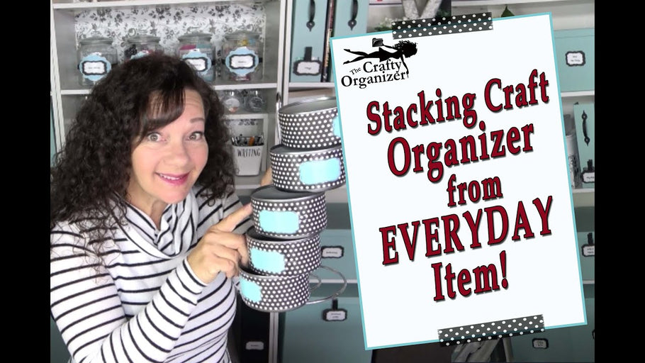 Stacking Craft Organizer from an everyday item! by The Crafty Organizer (6 months ago)