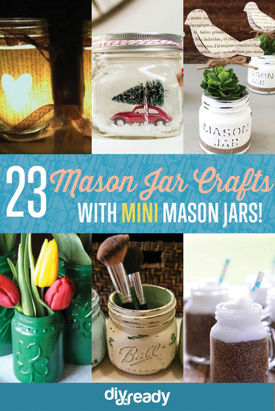 Mini mason jars are a crafter’s best friend