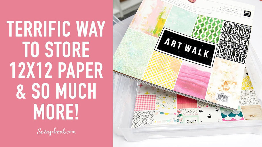 Use This to Store Your Paper & Other Craft Supplies! | Scrapbook.com Exclusive by Scrapbook.com (7 months ago)