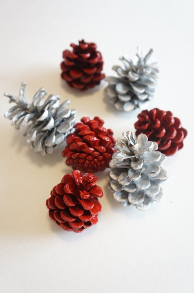 Neutral Pinecone Napkin Rings