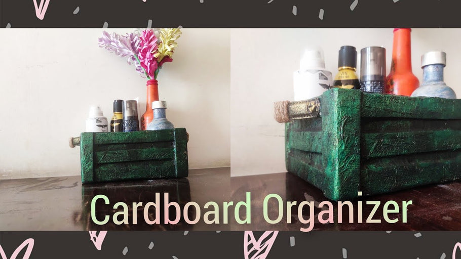 DIY Cardboard Organizer || Craft with Paper and Cardboard || Best out of Waste by Wings of Creativity (3 months ago)