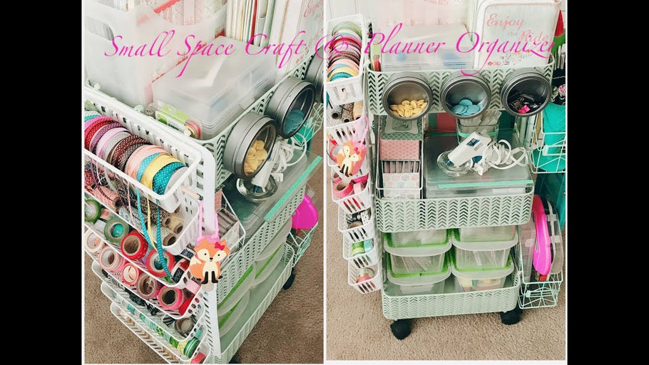 Craft Organizer Rolling Cart Hacks Using a Dupe IKEA Raskog Cart from Ross by LifeAt50&Beyond DIY (3 years ago)