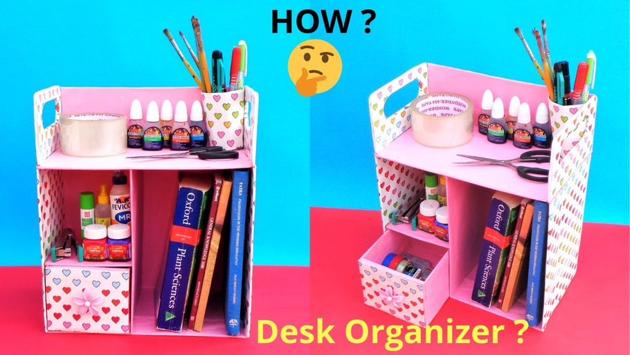 Hello friends, today we are going to show you DIY Desk Organizer | Best out of waste #deskorganizer #bestoutofwaste #diycraft #tableorganizer #officeorganizer ...