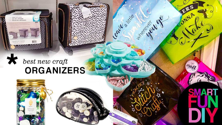 2018 Craft Organizing TRENDS from Creativation! Best Craft Storage Ideas scrapbooking organization by Smart Fun DIY (3 years ago)