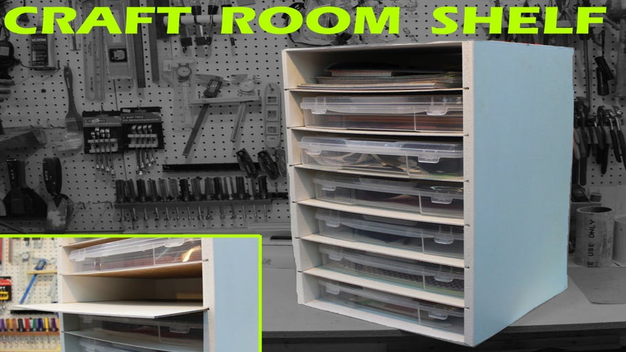 Shelving Unit for Craft Room - Cheap and Easy Storage Ideas and Organizer by Dave Wirth (11 months ago)