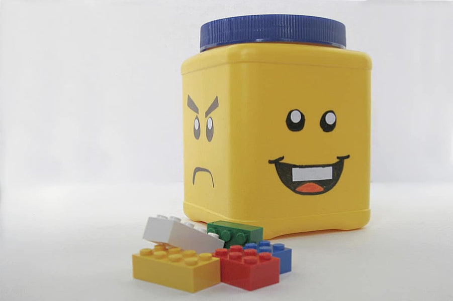 DIY Repurposed Can Lego Head