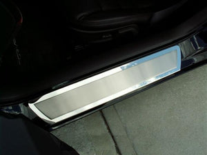 C6 Corvette American Car Craft Door Sill Guard - Polished/Brushed