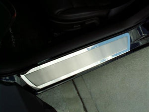 C6 Corvette American Car Craft Door Sill Insert - Carbon Fiber