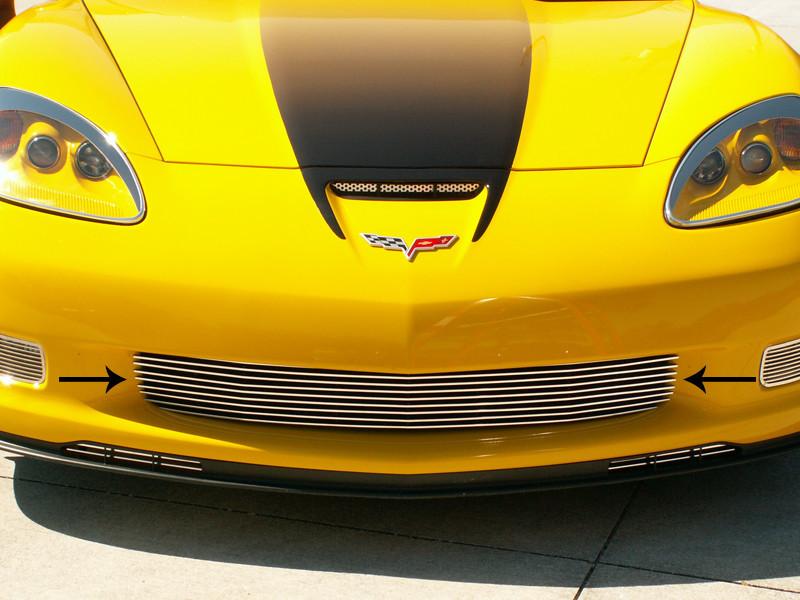 C6 Corvette American Car Craft Front Grille - Slotted - GS/Z06