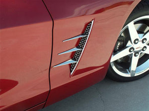 C6 Corvette American Car Craft Vent Spears - Laser Mesh Grille