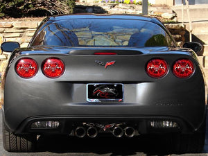 C6 Corvette American Car Craft Tail Light Louvers - Tribal