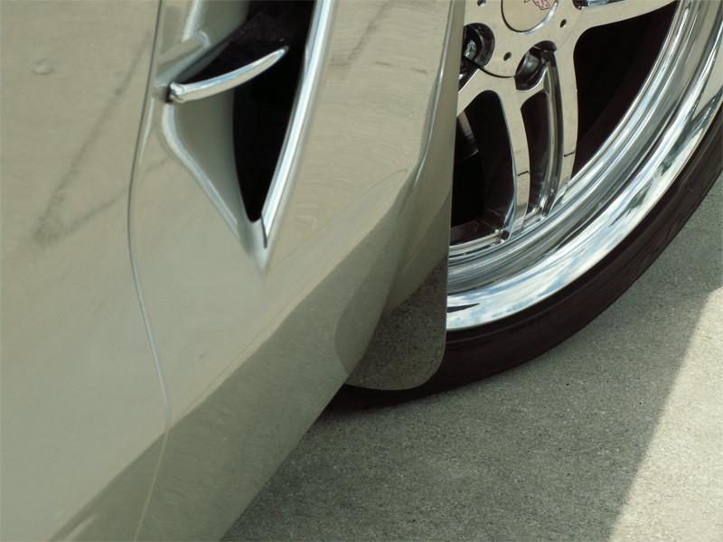 C6 Corvette American Car Craft Mud Flaps - Front