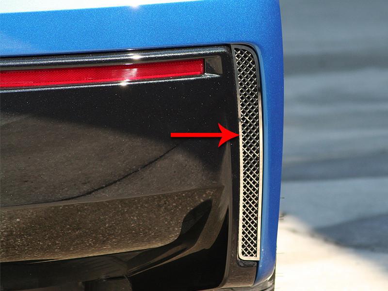 C7 Corvette American Car Craft Rear Valance Grille - Laser Mesh