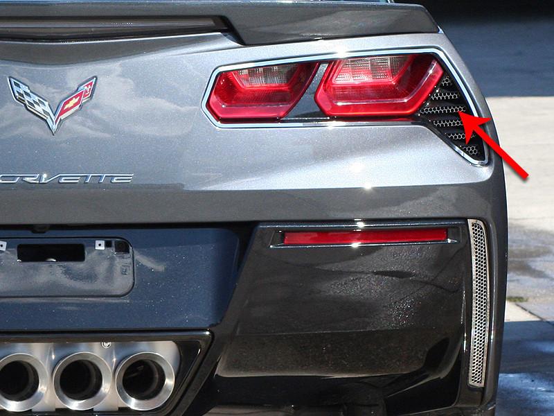 C7 Corvette American Car Craft Taillight Grille - Matrix