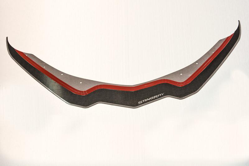 C7 Corvette American Car Craft Front Spoiler - Stingray Script