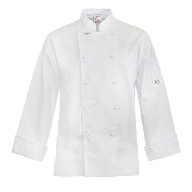 ChefsCraft Lightweight Classic Chefs Jacket L/S  White S CJ048