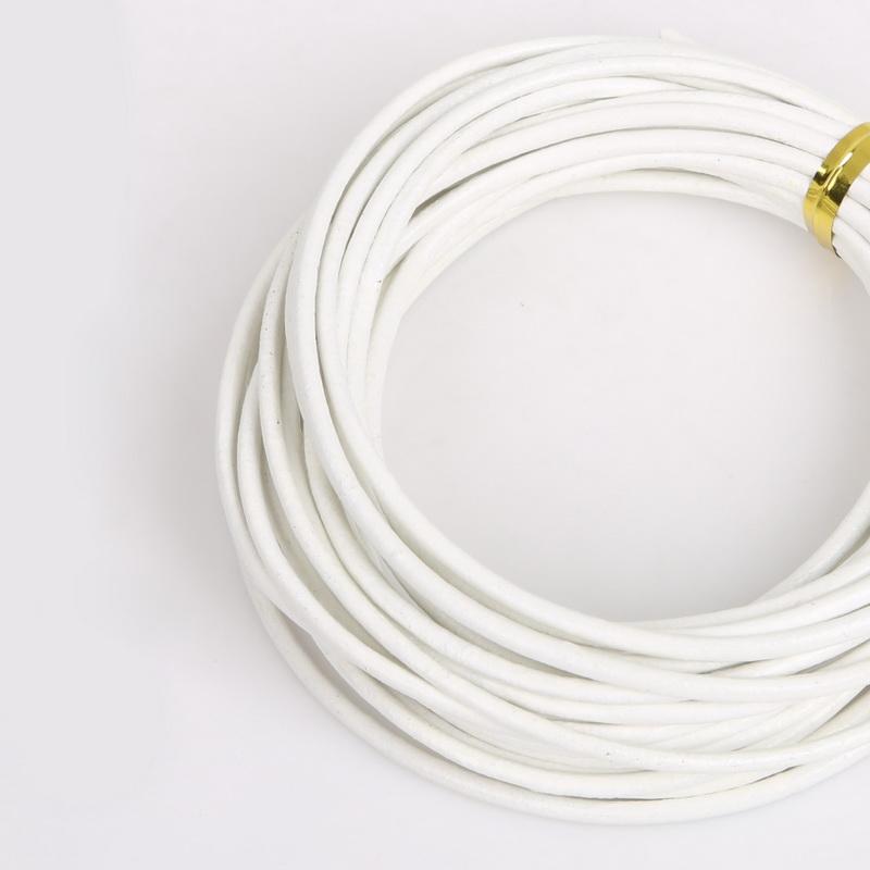 Genuine Leather Cords String Cord For Jewelry Making Bracelet Necklace Craft Jewelry Accessories