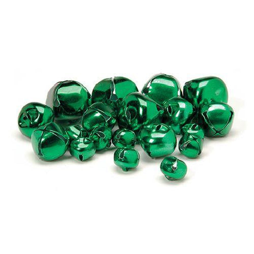 Darice Green Bells Assorted Sizes 19 Pieces 1099-95