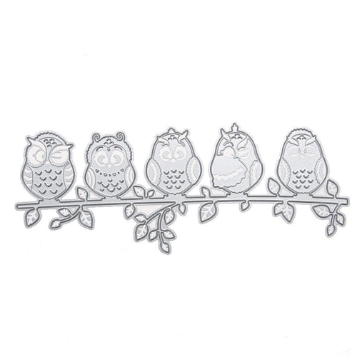 Cute Owl Cutting Dies Stencil Scrapbooking Album Photo Paper Card Crafts