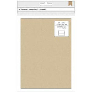 American Crafts A7 Envelopes (5.25"X7.25") 25/Pkg-Kraft