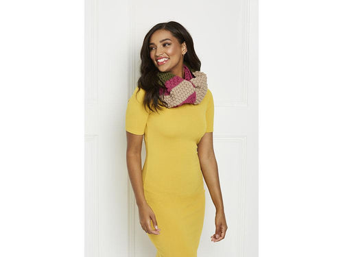 Crochet Now Blossom Infinity Scarf Colour Pack in Stylecraft Bellissima DK