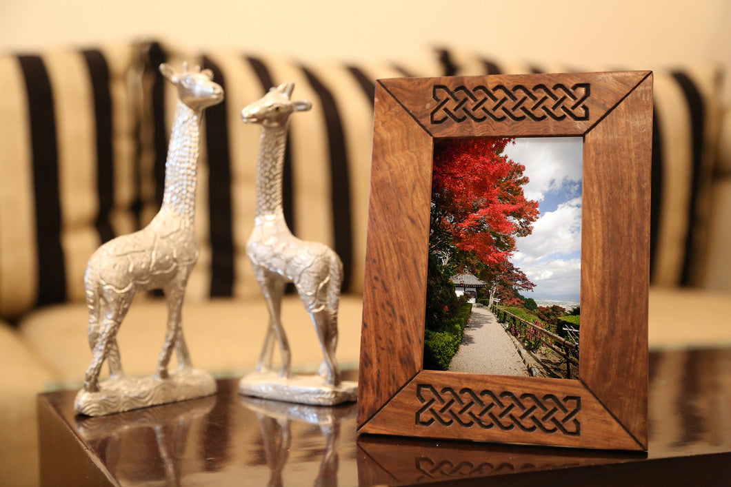 Engraved Wooden Photo Frame