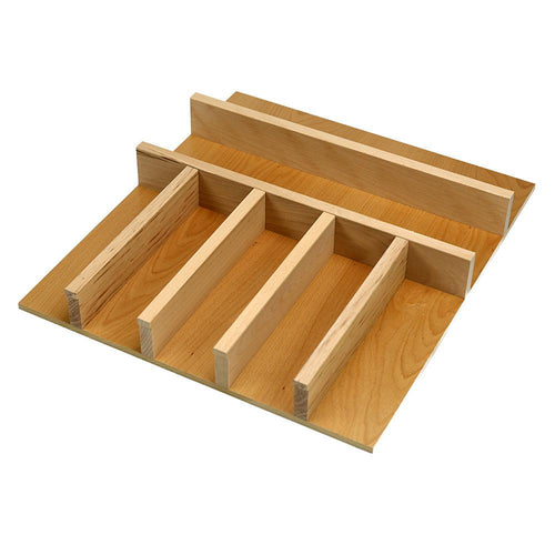 Craftsman Series - Style B -Standard Silverware (Flatware) Organizer (B-FW-ST-02)   Drawer Interior Size Range: Width 15