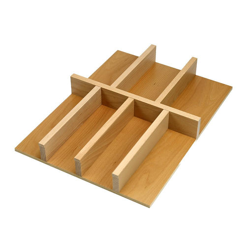 Craftsman Series - Style A -Standard Silverware (Flatware) Organizer (A-FW-ST-01)  Drawer Interior Size Range: Width 11 9/16