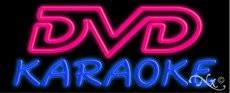 DVD Karaoke Handcrafted Real GlassTube Neon Sign