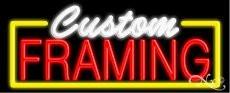 Custom Framing Handcrafted Real GlassTube Neon Sign