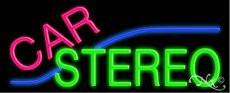 Car Stereo Handcrafted Real GlassTube Neon Sign