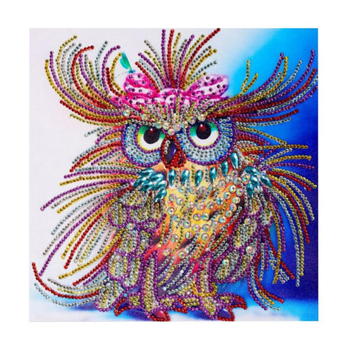 Diamond Painting - Crystal Rhinestone - Owl