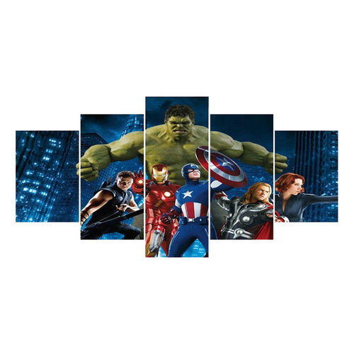Diamond Painting - 5Pcs Full Round - Captain America