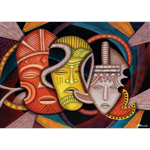 Diamond Painting - Full Round - Colored Face