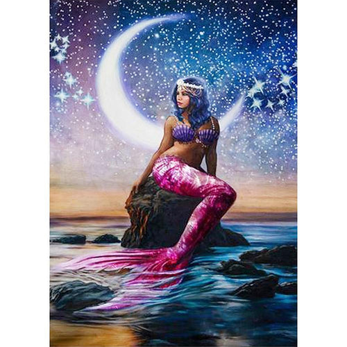 Diamond Painting - Full Round - Beauty Moon