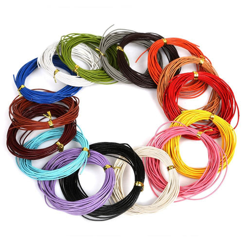 Genuine Leather Cords String Cord For Jewelry Making Bracelet Necklace Craft Jewelry Accessories