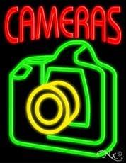 Cameras Handcrafted Real GlassTube Neon Sign