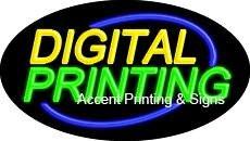 Digital Printing Flashing Handcrafted Real GlassTube Neon Sign