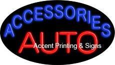 Auto Accessories Flashing Handcrafted Real GlassTube Neon Sign