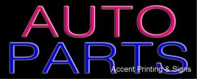 Auto Parts Handcrafted Real GlassTube Neon Sign