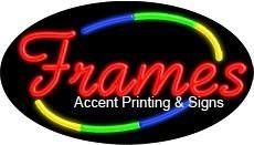 Frames Flashing Handcrafted Real GlassTube Neon Sign