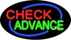 Check Advance Flashing Handcrafted Real GlassTube Neon Sign