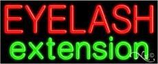 Eyelash Extension Handcrafted Real GlassTube Neon Sign