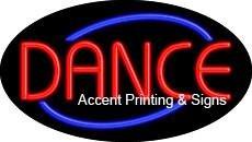 Dance Flashing Handcrafted Real GlassTube Neon Sign