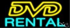 DVD Rental Handcrafted Real GlassTube Neon Sign