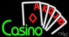 Casino Handcrafted Real GlassTube Neon Sign