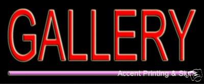 Gallery Handcrafted Real GlassTube Neon Sign