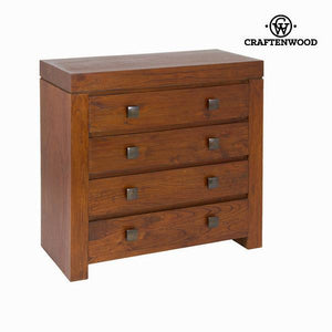 Chest of drawers Mindi wood (95 x 45 x 91 cm) - Nogal Collection by Craftenwood